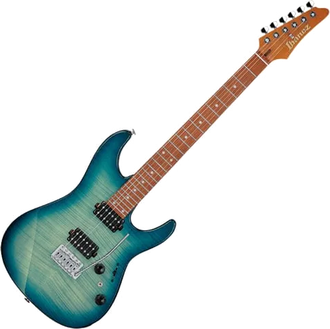 Ibanez AZ24S1F Transparent Turquiose Burst