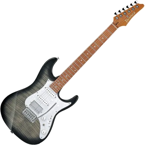 Ibanez AZ Standard Series AZ22S1F-TKS - Transparent Black Sunburst, HSS, Non-Locking Tremolo, Roasted Maple Neck