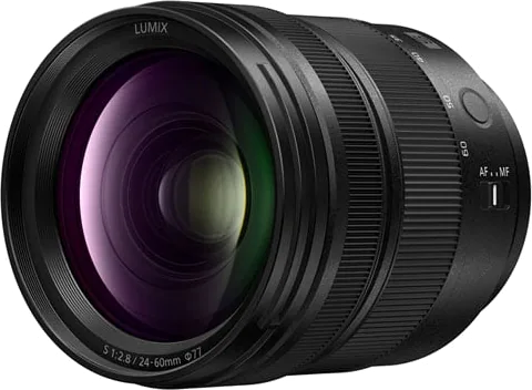 Panasonic LUMIX S 24-60mm F2.8 Lens, L Mount, Full-Frame, Dust/Splash Resistant, Standard Zoom Lens
