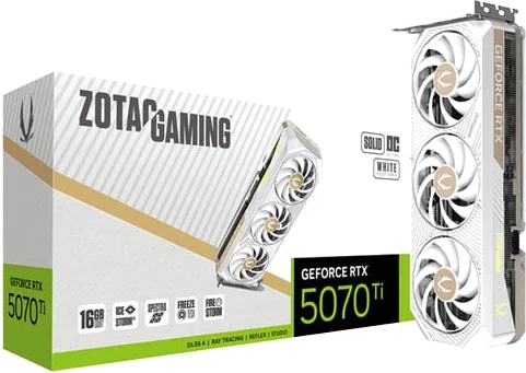 ZOTAC GeForce RTX 5070 Ti SOLID CORE OC WHITE