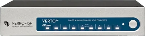 Ferrofish Verto64 64×64 Channel ADATDante Converter