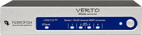 Ferrofish Verto32 32x32 Channel ADATDante Converter
