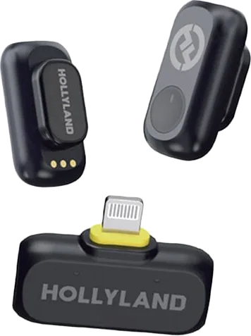 Hollyland LARK A1 Mini Duo With Lighting Reciever (Space Grey)