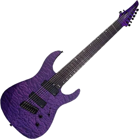 Legator N8FSS Multi-Scale 8-String Purple QM