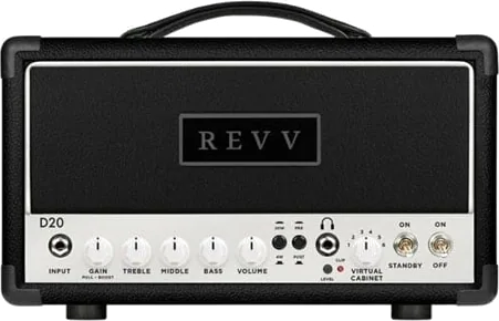 Revv D20TS 20-/4-watt Tube Head Black
