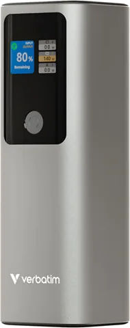 Verbatim Charge 'n' Go USB-C/A 27000mAh Power Bank 140W