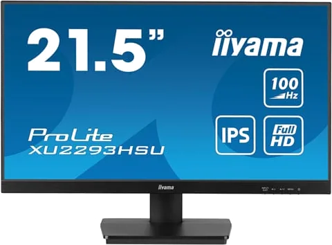 iiyama ProLite XU2293HSU-B7 21.5" Full HD 100Hz Adaptive Sync IPS Monitor