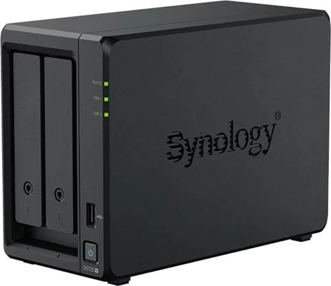 Synology DiskStation DS725+ 2 Bay Desktop NAS Enclosure with NVMe M.2 Support
