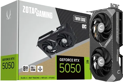 ZOTAC GeForce RTX 5050 TWIN EDGE OC 8GB