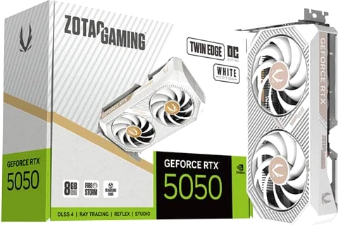 ZOTAC GeForce RTX 5050 TWIN EDGE OC White 8GB