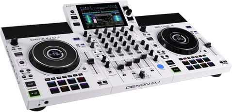 Denon SC LIVE 4, 4 Channel Standalone DJ System - White