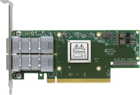 Open Box NVIDIA SP ConnectX-6 VPI Adapter Card HDR IB and 200GbE Dual-Port QSFP56