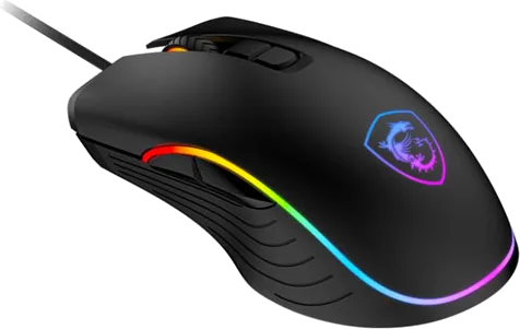 MSI Forge GM300 Wired Black Optical RGB 7200dpi Gaming Mouse
