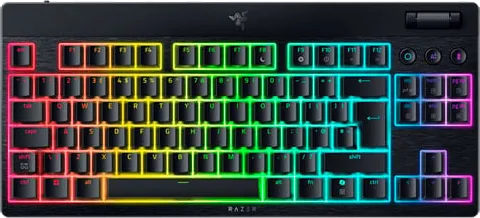 Razer BlackWidow V4 Hyperspeed TKL Razer Orange Switch UK Layout Mechanical Gaming Keyboard