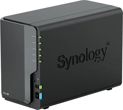 Synology DiskStation DS225+ 2 Bay Desktop NAS Enclosure