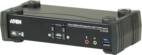Aten CS1922M 2-Port USB 3.0 4K DisplayPort MST KVMP Switch