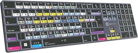 LogicKeyboard Cinema4D TITAN Wireless Backlit Keyboard Windows
