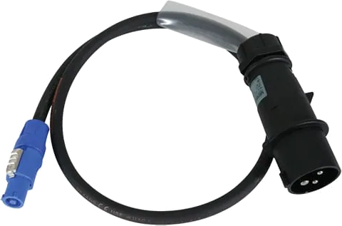 Elumen8 1m 2.5mm 16A Male Mennekes – powerCON Cable