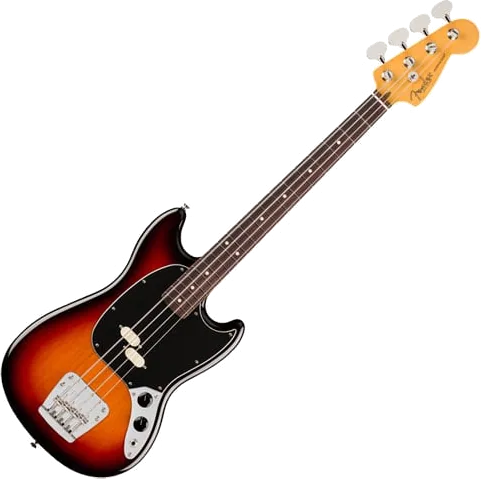 Fender - American Professional Classic Mustang Bass, Rosewood Fingerboard, 3-Color Sunburst