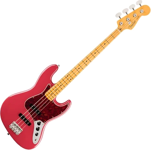 Fender - American Professional Classic Jazz Bass, Maple Fingerboard, Faded Dakota Red