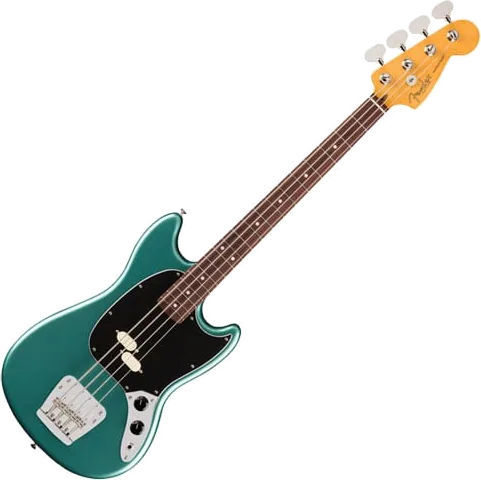 Fender - American Professional Classic Mustang Bass, Rosewood Fingerboard, Faded Sherwood Green Meta