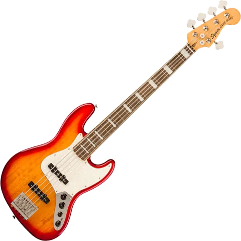 Squier - Classic Vibe Active '70s Jazz Bass V Sienna - Sienna Sunburst, SS, Poplar Body, Maple Neck, Laurel Fingerboard