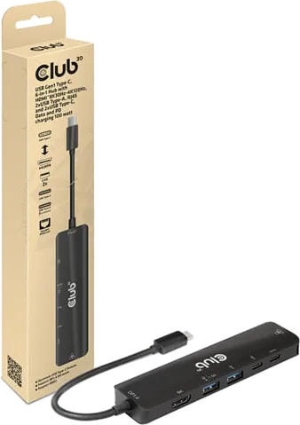 Club 3D 6-in-1 USB Type-C to HDMI / USB Type-A/C / RJ45 Hub