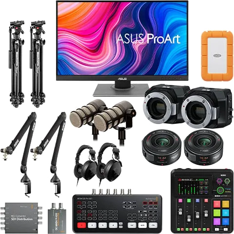 Blackmagic 2-Person Complete Podcast Kit