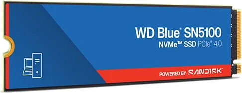 Sandisk WD Blue SN5100 1TB M.2 PCIe 4.0 NVMe SSD/Solid State Drive