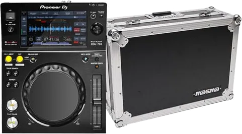 Pioneer XDJ-700 Compact DJ Multi Player (Black) with Flight Case