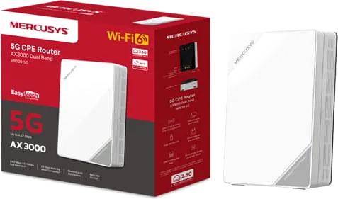 Mercusys MB520-5G 5G AX3000 Dual-Band LTE Wi-Fi Router