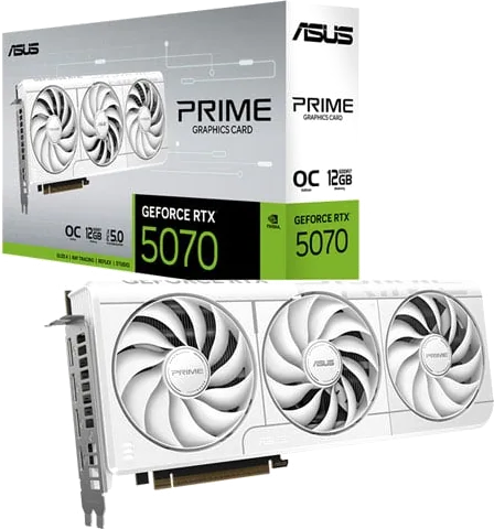 ASUS PRIME GeForce RTX 5070 White OC Edition 12GB
