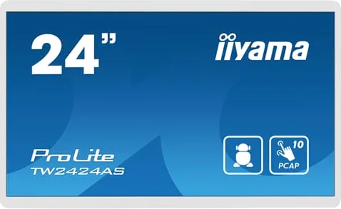 Iiyama 24" ProLite TW2424AS-W1 White Full HD Interactive Touch Panel