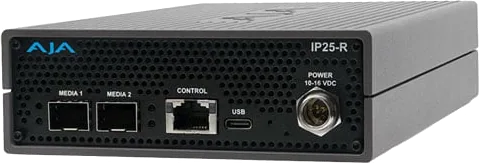 AJA IP25-R 4K SMPTE ST 2110 To 12G-SDI/HDMI Converter