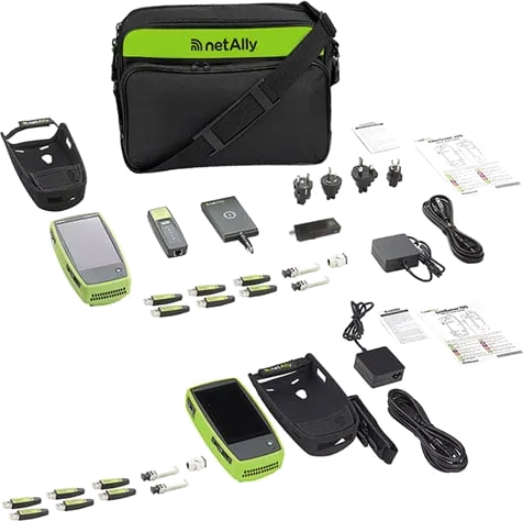 NetAlly EtherScope EXG-300E LRG10G Partial Tri-Band Ethernet Network & WiFi Diagnostics Tool Kit