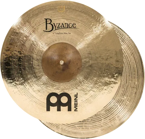 Meinl Byzance Brilliant 15" Polyphonic Hi-hat Cymbals