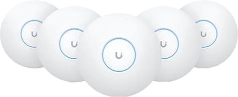 Ubiquiti UniFi U7-Pro Tri-Band WiFi 7 Ceiling Mountable PoE+ Access Point - 5 Pack