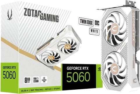 ZOTAC GeForce RTX 5060 TWIN EDGE OC White 8GB