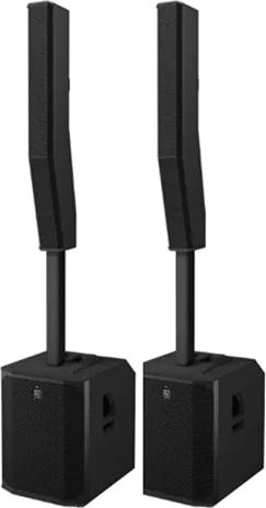 Electro-Voice EVOLVE 70 Column Loudspeaker System (Black) Pair + Covers