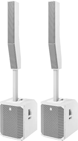 Electro-Voice EVOLVE 70 Column Loudspeaker System (White) Pair + Cover