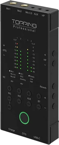 Topping M62 Portable Audio Interface - Black