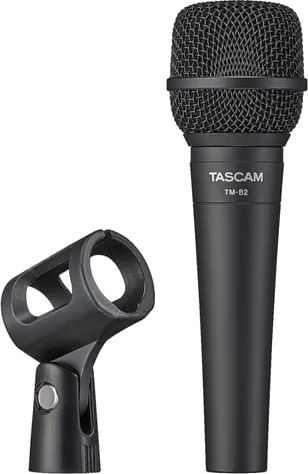 Tascam TM-82 Dynamic Microphone for Vocals and Instruments 3pin XLR