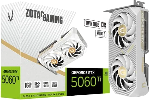 ZOTAC GeForce RTX 5060 Ti Twin Edge OC White 16GB