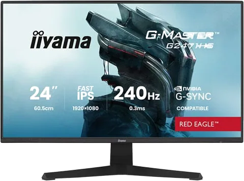 iiyama 24" Red Eagle G-Master Full HD 240Hz IPS NVIDIA G-Sync Monitor