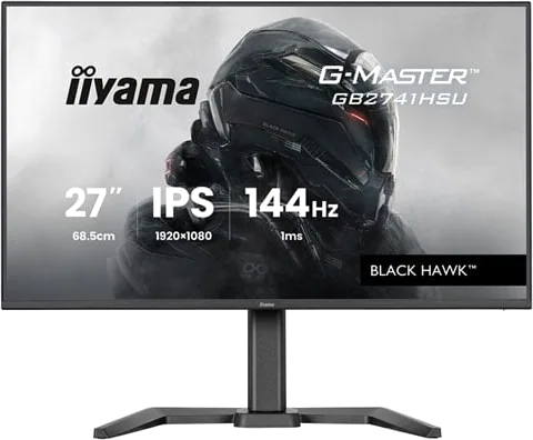 iiyama 27" GB2741HSU-B1 G-Master BLACK HAWK 144Hz AMD FreeSync IPS Gaming Monitor