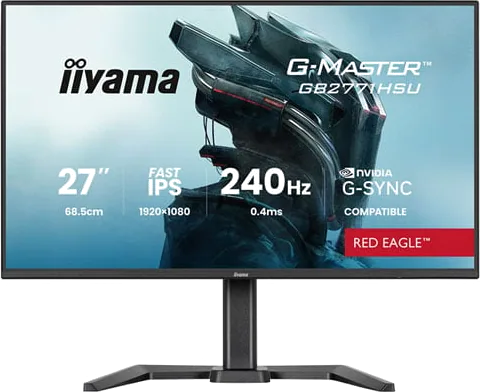iiyama 27" GB2771HSU-B1 G-Master RED EAGLE Full HD 240Hz Adaptive Sync Fast IPS Gaming Monitor