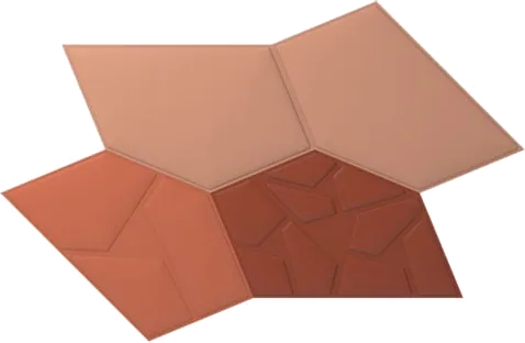 Vicoustic GEN_VMT Penray 2 Tiles - Box of 12, Coral