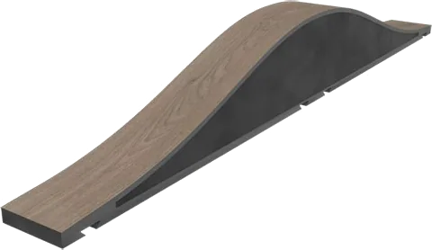 Vicoustic Flexi Wave Ultra 1190 - Box of 6, Brown Oak