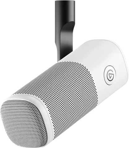 Refurbished Elgato Wave DX Dynamic XLR Vocal Streaming Microphone White
