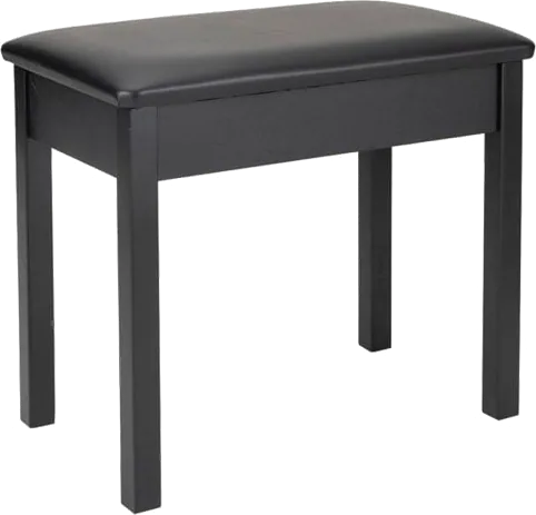 On-Stage Flip-Top Keyboard/Piano Bench (Black)